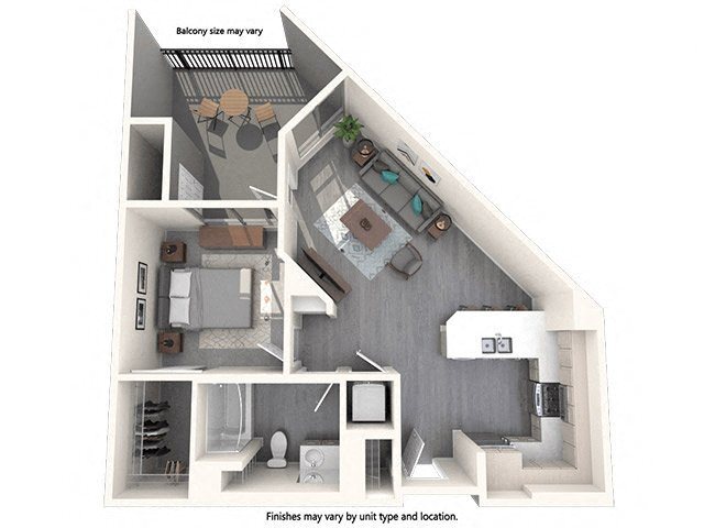 Vive Luxe A2 Affordable 514 floor plan